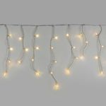 Гирлянда бахрома теплый белый 1,8*0,5м IP20 100-002 теплый белый