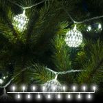 Гирлянда нить хром перламутровый с эффектом мерцания 2,8м IP20 400-003 хром/белый с эффектом мерцания