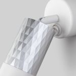 Настенный светодиодный светильник с выключателем 20088/1 белый/серебро