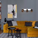 Настенный светильник с поворотными плафонами 20090/3 черный/хром