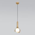 Подвесной светильник со стеклянным плафоном 50188/1 янтарный