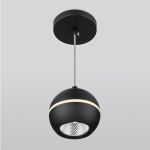 Подвесной светодиодный светильник DLS023 9W 4200K черный