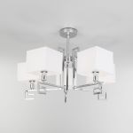 Потолочная люстра с абажурами 60115/5 хром