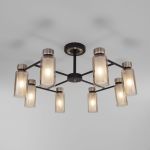 Потолочная люстра со стеклянными плафонами 70115/8 черный