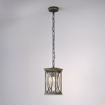 Подвесной уличный светильник Spica H черное золото IP33 GL 1026H