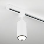 Трековый светильник для однофазного шинопровода Svit GU10 Белый/хром MRL 1013