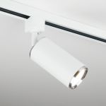 Трековый светильник для однофазного шинопровода Svit GU10 Белый/хром MRL 1013