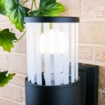 Настенный уличный светильник 1411 TECHNO чёрный IP54 1411 TECHNO чёрный