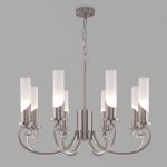 Умная классическая подвесная люстра 60117/8 никель
