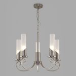Умная подвесная люстра 60117/5 никель