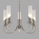 Умная подвесная люстра 60117/5 никель