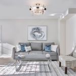 Умная потолочная люстра с хрусталем 10111/5 сатин-никель/прозрачный хрусталь Strotskis