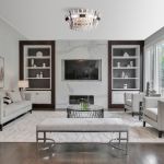 Умный потолочный светильник с хрусталем 10111/8 сатин-никель/прозрачный хрусталь Strotskis