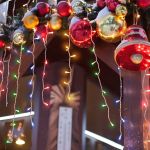 Новогодняя гирлянда бахрома мульти 1,8*0,5м IP20 100-001