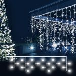 Новогодняя гирлянда занавес белый 1,5*1м IP20 200-001 белый