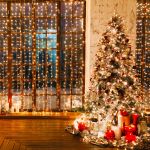 Новогодняя гирлянда занавес белый 2*3м IP20 200-002 белый