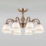 Классическая потолочная люстра 60107/8 античная бронза