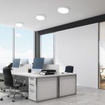 Накладной потолочный светодиодный светильник DLR034 24W 4200K