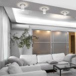 Накладной точечный светильник с подсветкой DLS026