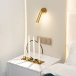 Настенно-потолочный светодиодный светильник 20084/1 LED матовое золото