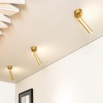 Настенно-потолочный светодиодный светильник 20084/1 LED матовое золото