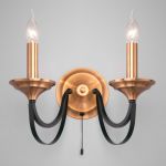 Бра в стиле лофт 60098/2 черный