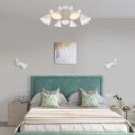 Настенный светильник с металлическим абажуром 70114/1 белый