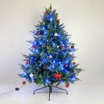 Новогодняя гирлянда нить голубой 10м IP20 400-002 голубой