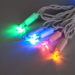 Новогодняя гирлянда нить мульти с эффектом мерцания 20м IP65 400-102 мульти с эффектом мерцания