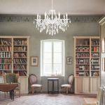 Подвесная люстра с хрусталем 10108/8 белый/прозрачный хрусталь Strotskis