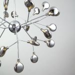 Подвесная люстра со стеклянными плафонами 554