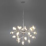 Подвесная люстра со стеклянными плафонами 554