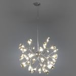 Подвесная люстра со стеклянными плафонами 555