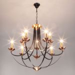 Подвесная люстра в стиле лофт 60098/9 черный