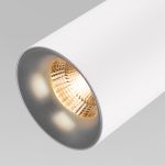 Подвесной светодиодный светильник DLS021 9+4W 4200К белый матовый/серебро