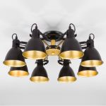 Потолочная люстра с поворотными рожками 70112/8 черный
