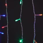 Новогодняя гирлянда бахрома мульти 1,8*0,5м IP20 100-001