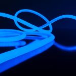 Светодиодный гибкий неон 220 В 9.6 Вт/м 144 Led/м 2835 IP67, круглый синий, 50 м Гибкий неон 220V 9,6W 144Led 2835 IP67 круглый синий, 50 м