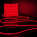 Светодиодный гибкий неон 220V 9.6W/м 144Led/м 2835 IP67 круглый, красный, 50 м Гибкий неон 220V 9,6W 144Led 2835 IP67 круглый красный, 50 м