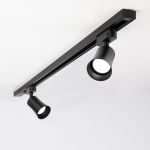 Трековый светильник для однофазного шинопровода Vetro GU10 черный (1 шт.) MRL 1001