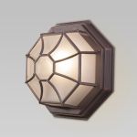 Уличный настенный светильник Telarana L капучино GL 1024D