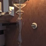 Выключатель на 4 положения двухклавишный матовый хром ретро WL19-01-05