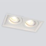 Алюминиевый точечный светильник 1071/2 MR16 WH белый