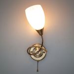 Бра со стеклянным плафоном 30275/1 античная бронза