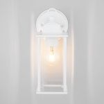 Уличный настенный светильник Brick белый IP33 1008D белый