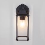 Уличный настенный светильник Brick черный IP33 1008D черный