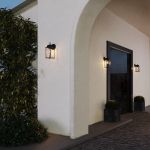 Уличный настенный светильник Brick черный IP33 1008D черный