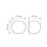 Пылевлагозащи<wbr>щенный светодиодный светильник Diver серый IP54 1566 Techno LED серый