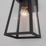 Уличный настенный светильник Germes D IP33 GL 1015D чёрный