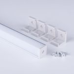 Квадратный угловой алюминиевый профиль для светодиодной ленты LL-2-ALP009